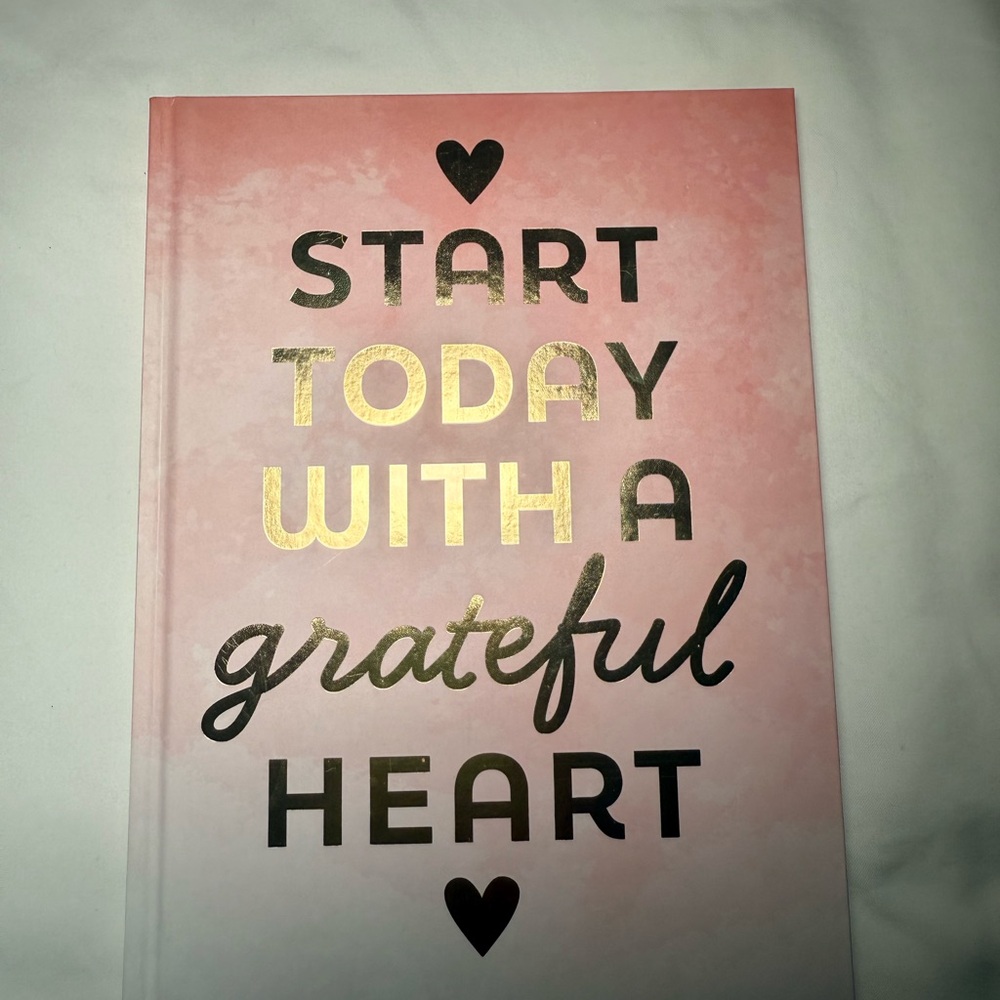 Chic Gratitude and Inspirational Journal - Pink and Gold - New